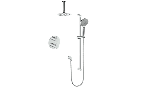 Vogt Worgl 2-Way TH Shower Kit with 6" Ceiling Arm CC