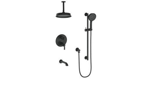 VOGT SET.Z1.320.316 Zehn 3-Way TH Shower Kit with 6" Ceiling Arm
