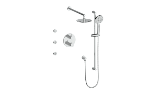 Vogt Worgl 3-Way TH Shower Kit with Body Jets CC