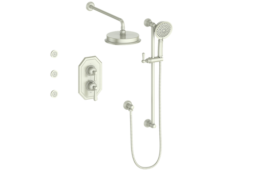 VOGT SET.C1.320.810 Carinthia 3-Way TH Shower Kit with Body Jets