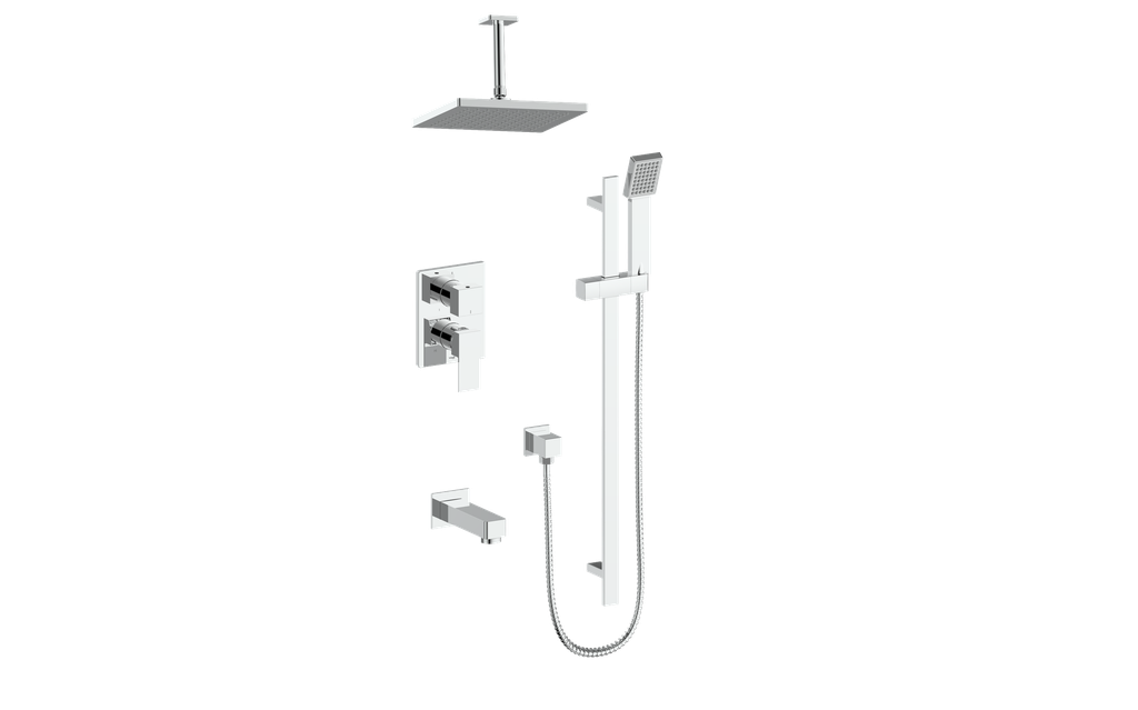 Vogt Kapfenberg Trim for 3-Way PB Shower Kit with 6" Ceiling Arm CC