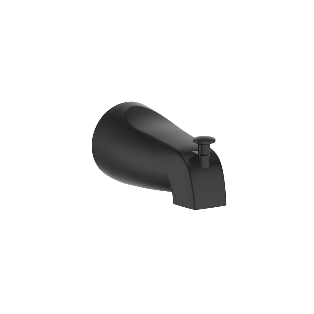 Vogt Round Slip-on Tub Spout with Diverter CC