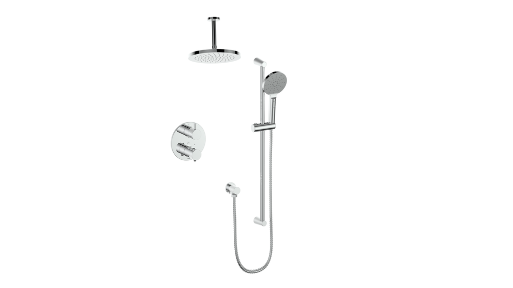 Vogt Worgl 2-Way TH Shower Kit with 6" Ceiling Arm CC