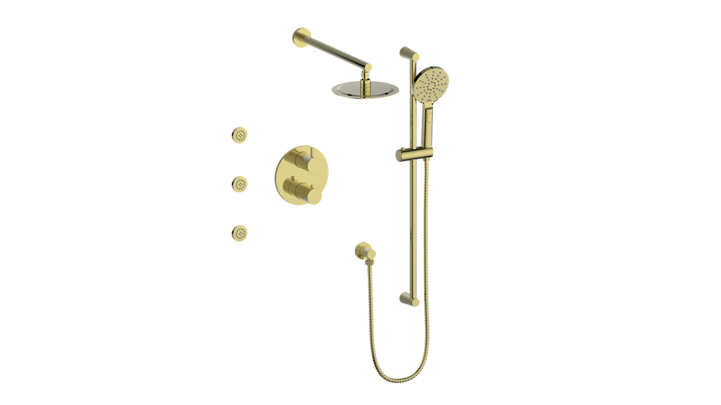 Vogt Worgl 3-Way TH Shower Kit with Body Jets CC