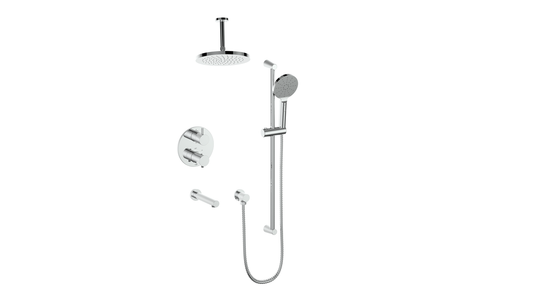 Vogt Worgl 3-Way TH Shower Kit with 6" Ceiling Arm CC