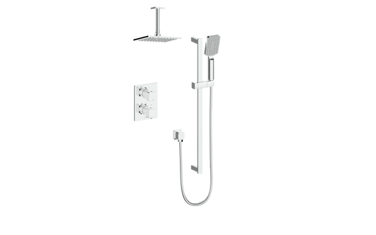 Vogt Niveau 2-Way TH Shower Kit with 6" Ceiling Arm CC