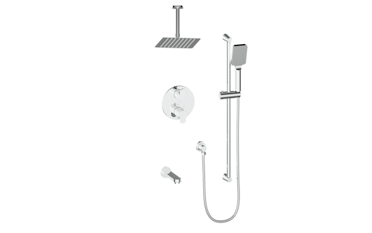 Vogt Lusten Trim for 3-Way TH Shower Kit with 6" Ceiling Arm CC