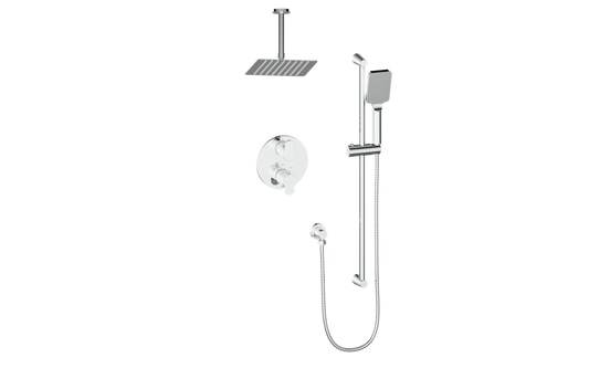 Vogt Lusten 2-Way TH Shower Kit with 6" Ceiling Arm CC