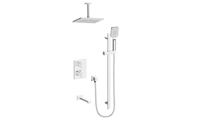 VOGT SET.AP.320.326 Kapfenberg 3-Way TH Shower Kit with 6" Ceiling Arm