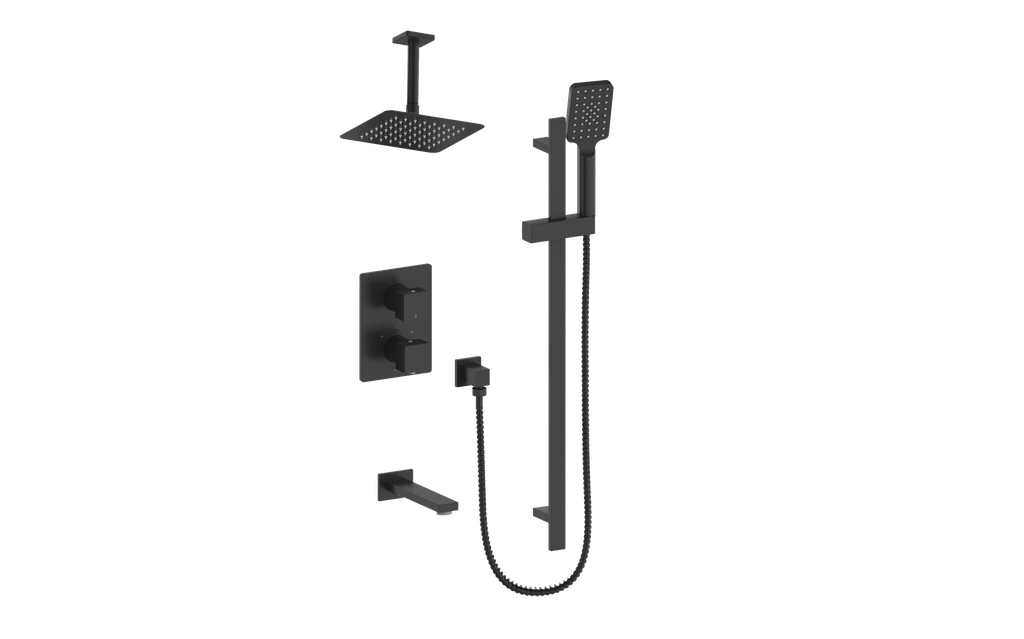 Vogt Kapfenberg Trim for 3-Way TH Shower Kit with 6" Ceiling Arm CC