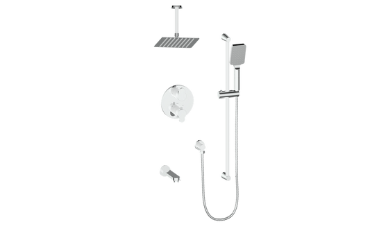 Vogt Lusten Trim for 3-Way TH Shower Kit with 6" Ceiling Arm CC