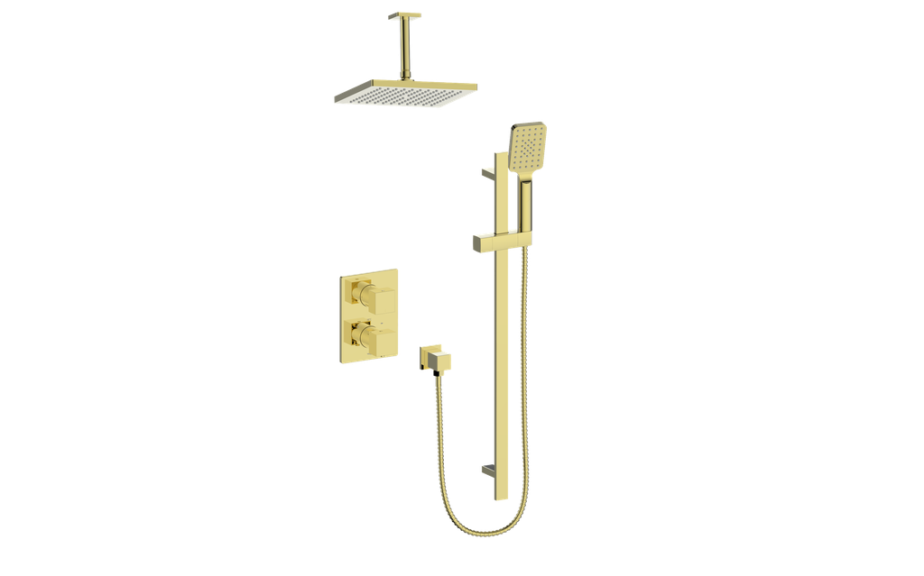 Vogt Kapfenberg 2-Way TH Shower Kit with 6" Ceiling Arm CC