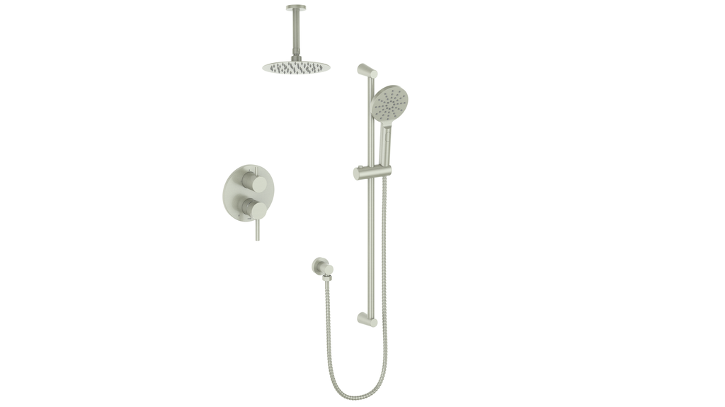 Vogt Worgl 2-Way PB Shower Kit with 6" Ceiling Arm CC