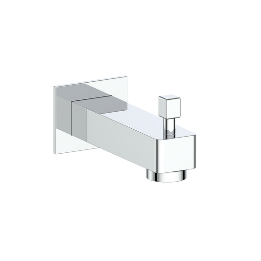 Vogt Square Slip-on Tub Spout with Diverter CC