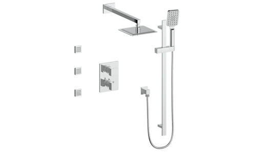 Vogt Kapfenberg 3-Way TH Shower Kit with Body Jets CC