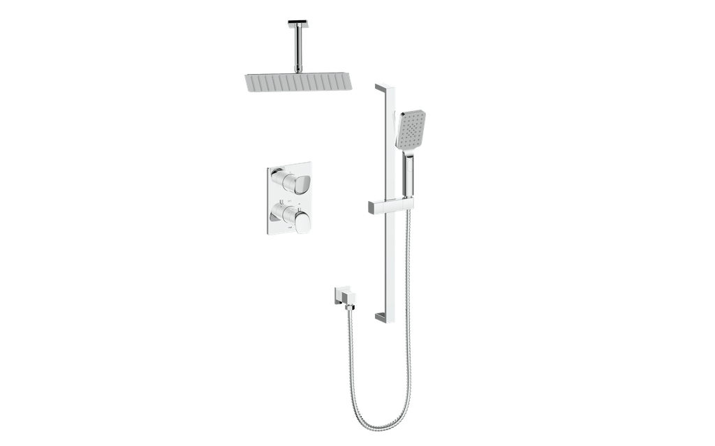 Vogt Antau 2-Way TH Shower Kit with 6" Ceiling Arm CC