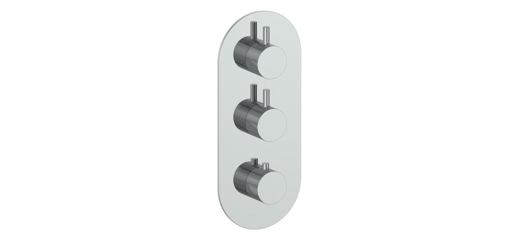 Vogt Drava Trim for 3/4" High-Flow TH Valve with 2 Volume Controls CC