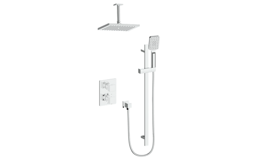 Vogt Kapfenberg 2-Way TH Shower Kit with 6" Ceiling Arm CC