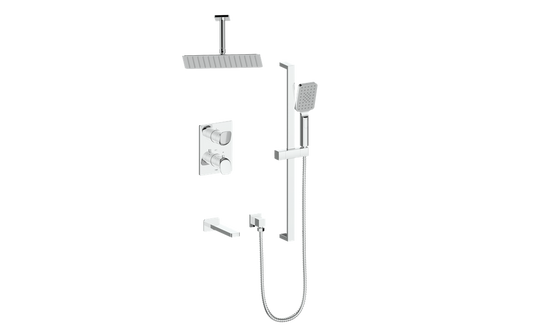 Vogt Antau 3-Way TH Shower Kit with 6" Ceiling Arm CC