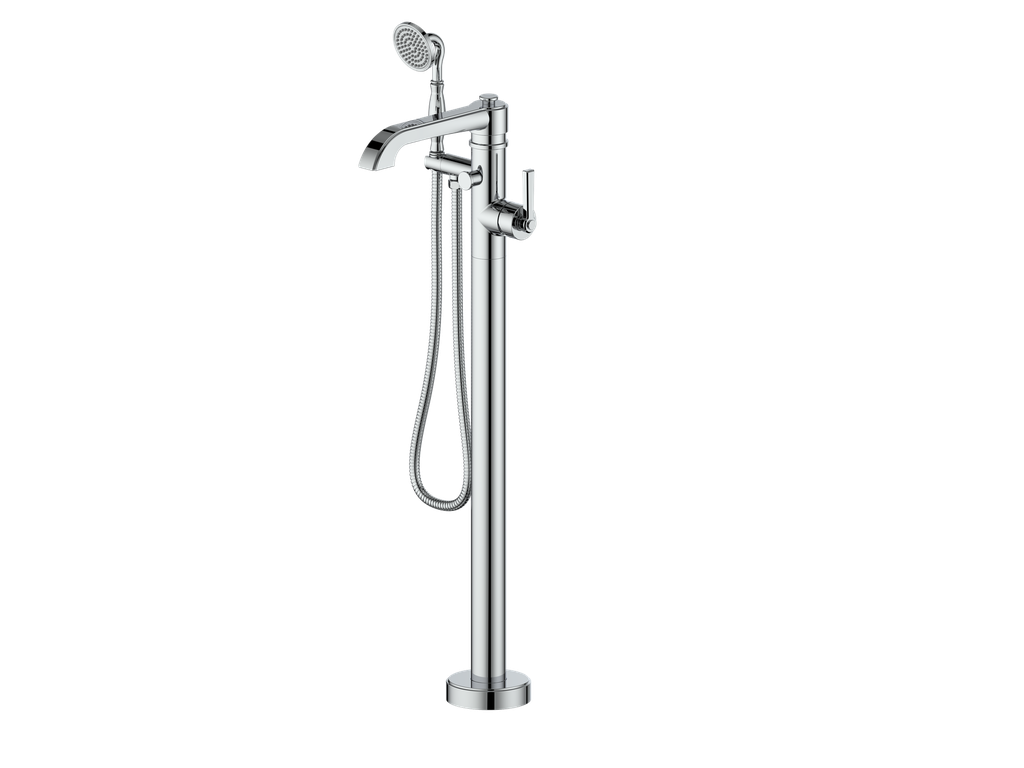 Vogt Zehn Floor Mount Tub Filler