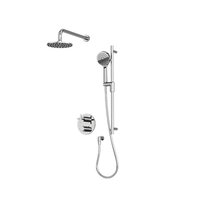 RUBI RLX821 Lexa 1/2'' Thermostatic Shower Set 2 Way Div. Xvtr69R