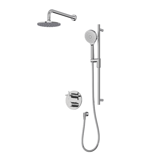 Rubi Lexa Thermostatic Shower System - RLX2A20-13N-CC