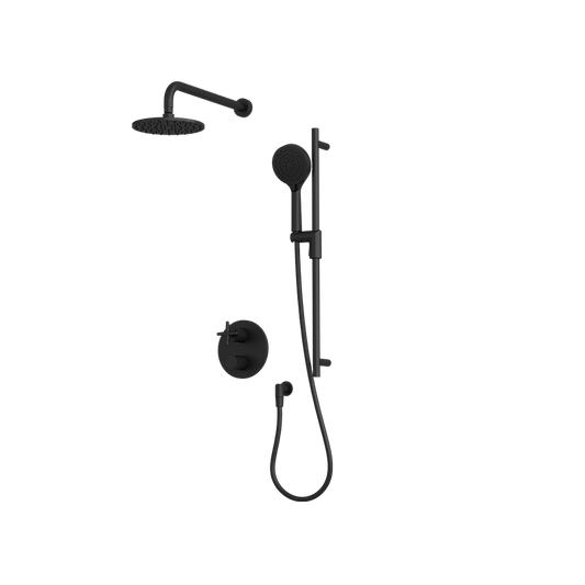 RUBI RLX821 Lexa 1/2'' Thermostatic Shower Set 2 Way Div. Xvtr69R