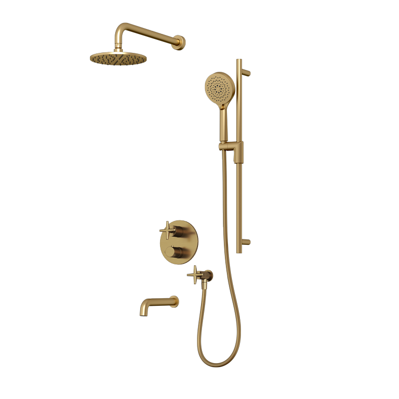 Rubi Lexa Thermostatic Shower System - RLX2A21-13N-CC