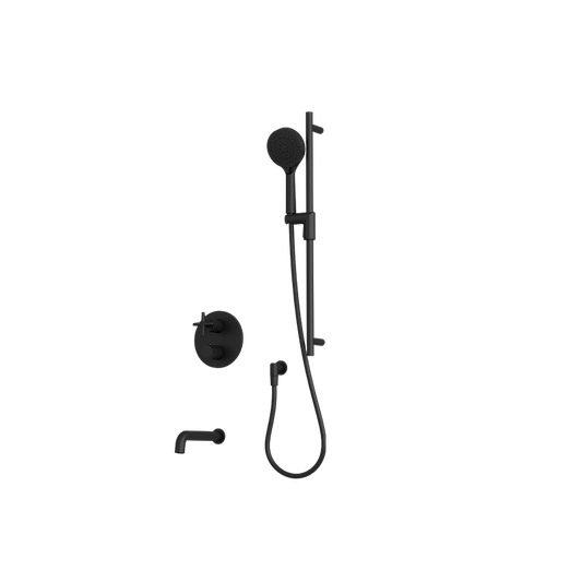 RUBI RLX832 Lexa 1/2'' Thermostatic Shower Set 2 Way Div. Xvtr69R