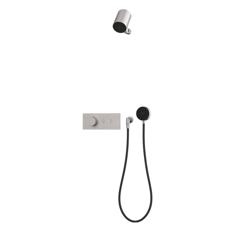 RUBI RON851 On 1/2'' Thermostatic Shower Set 2 Way Div. Xon69