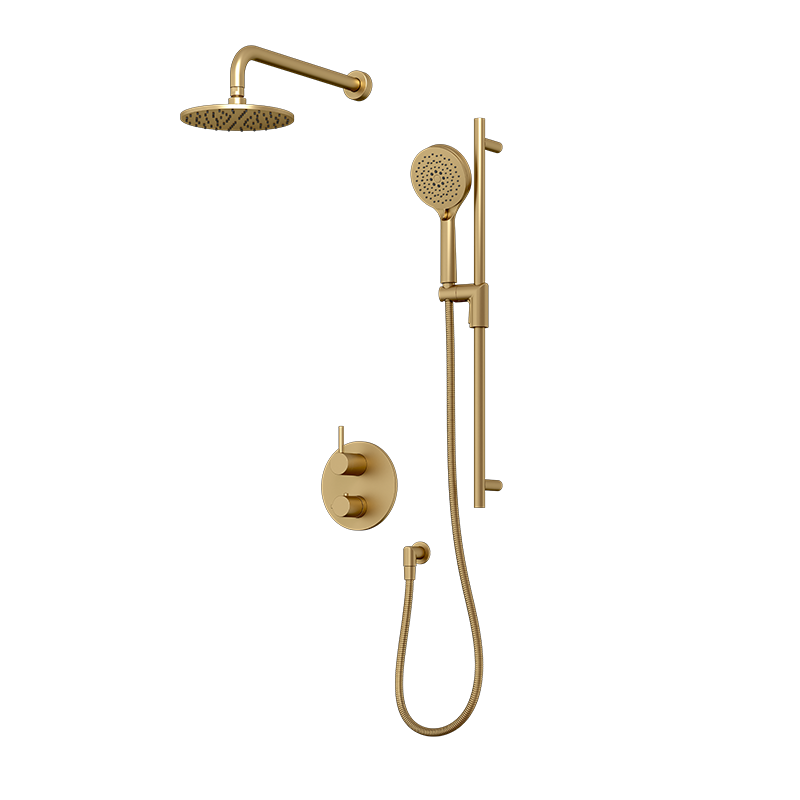 Rubi Vertigo Thermostatic Shower Kit - RVT2A20-13N-BK