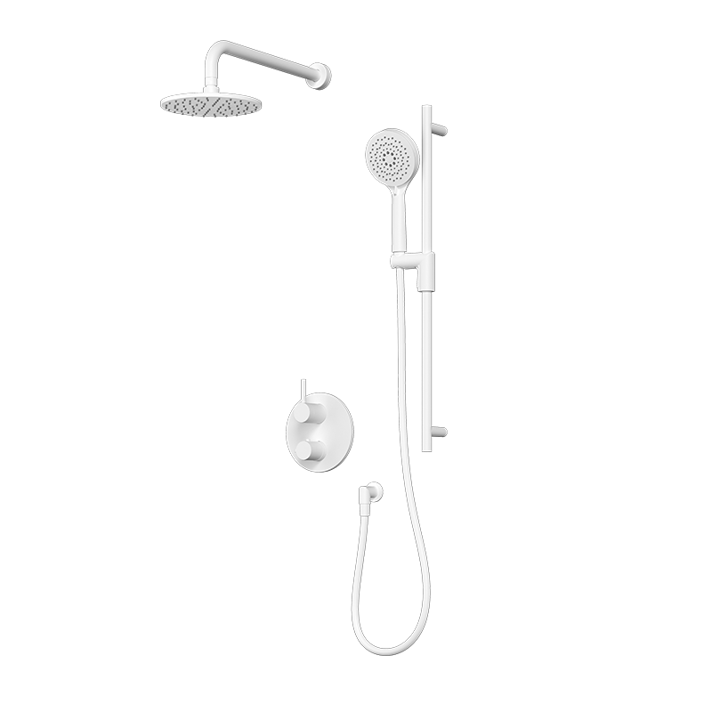 Rubi Vertigo Thermostatic Shower Kit - RVT2A20-13N-BK