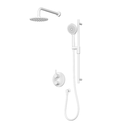 Rubi Vertigo Thermostatic Shower Kit - RVT2A20-13N-WH