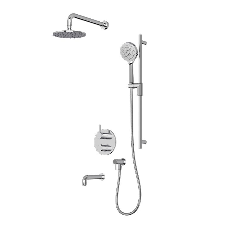 Rubi Vertigo Thermostatic Shower Kit - RVT2A21-13N-BK