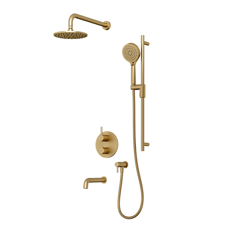 Rubi Vertigo Thermostatic Shower Kit - RVT2A21-13N-BK