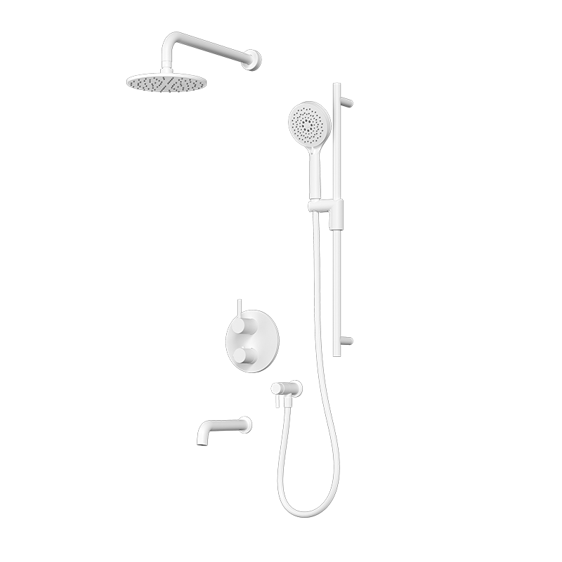 Rubi Vertigo Thermostatic Shower Kit - RVT2A21-13N-BK