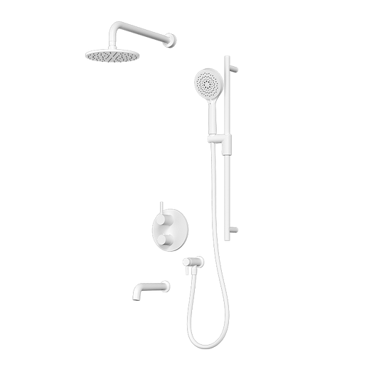 Rubi Vertigo Thermostatic Shower Kit - RVT2A21-13N-WH