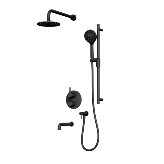 Rubi Vertigo Thermostatic Shower Kit - RVT2A21-13N-BK