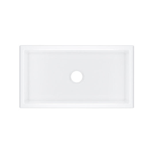 SHAWS MSUM3318 Shaker 33" Single Bowl Undermount Fireclay Kitchen Sink