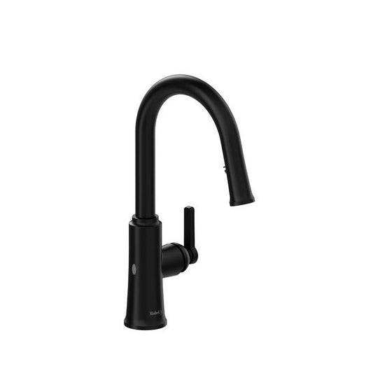 RIOBEL TTRD111 Trattoria Pull-Down Touchless Kitchen Faucet With C-Spout