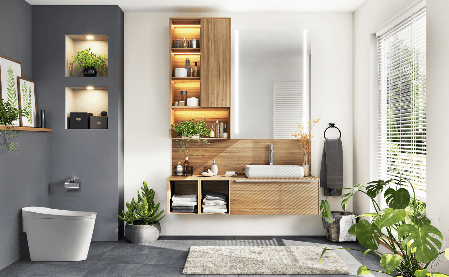 STUDIOLUX SLi1010 Tankless Toilet with Rimless Flush, Auto Flush, Night Light & Heated Seat