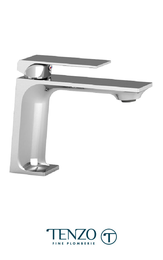TENZO SL11-W Slik Single Hole Lavatory Faucet With (W/O Overflow) Drain