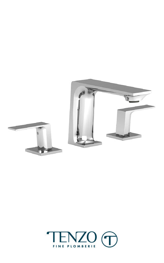 TENZO SL13-P Slik 8In Lavatory Faucet With (Overflow) Drain