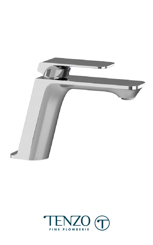 TENZO QU11-W Quantum Single Hole Lavatory Faucet With (W/O Overflow) Drain