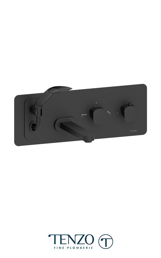 TENZO DET74 Wall Mount Tub Faucet With Swivel Spout Delano