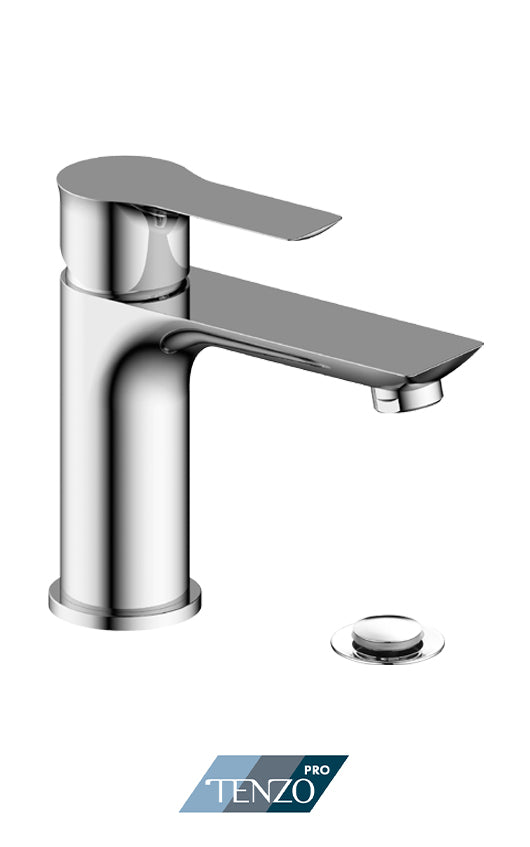 TENZO GA11-P Galia Single Hole Lavatory Faucet With Drain (Overflow)