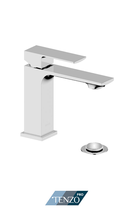 TENZO KA11-P Kalissa Single Hole Lavatory Faucet With Drain (Overflow)
