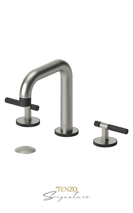 TENZO BE13-C-W 8" Lavatory Faucet With (W/O Overflow) Drain Bellacio-C