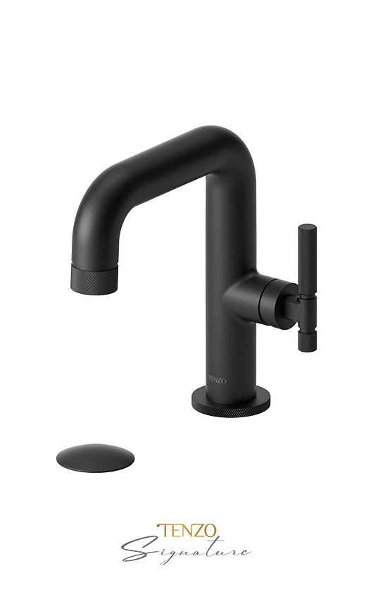 TENZO BE10-F-W Single Hole Lavatory Faucet With (W/O Overflow) Drain Bellacio-F
