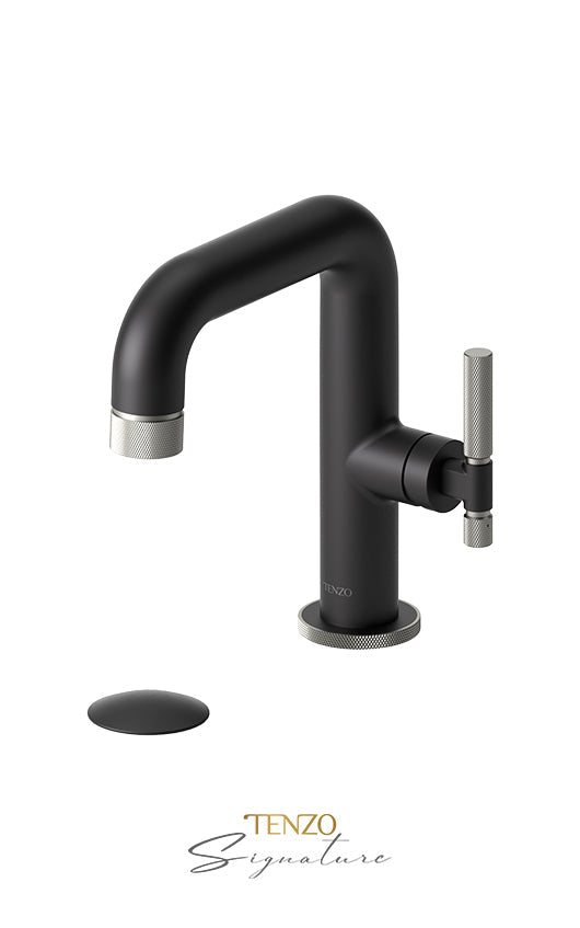 TENZO BE10-F-P Single Hole Lavatory Faucet With (Overflow) Drain Bellacio-F
